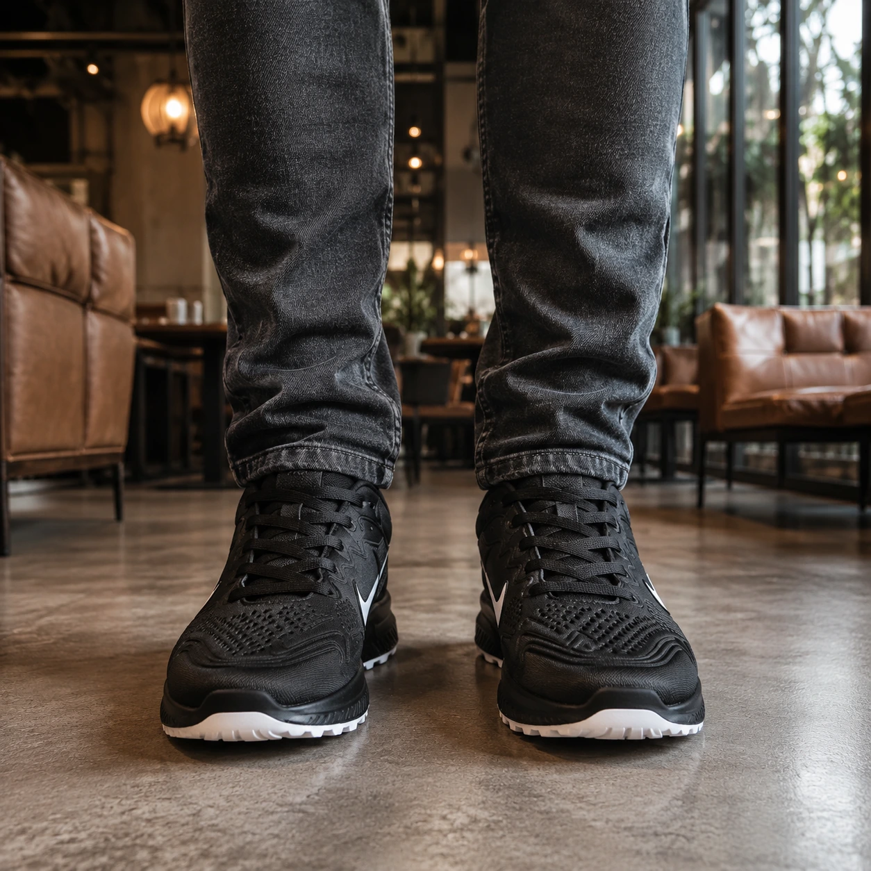 کفش ورزشی مردانه Nike مدل Tigo زیره سفید-مشکی