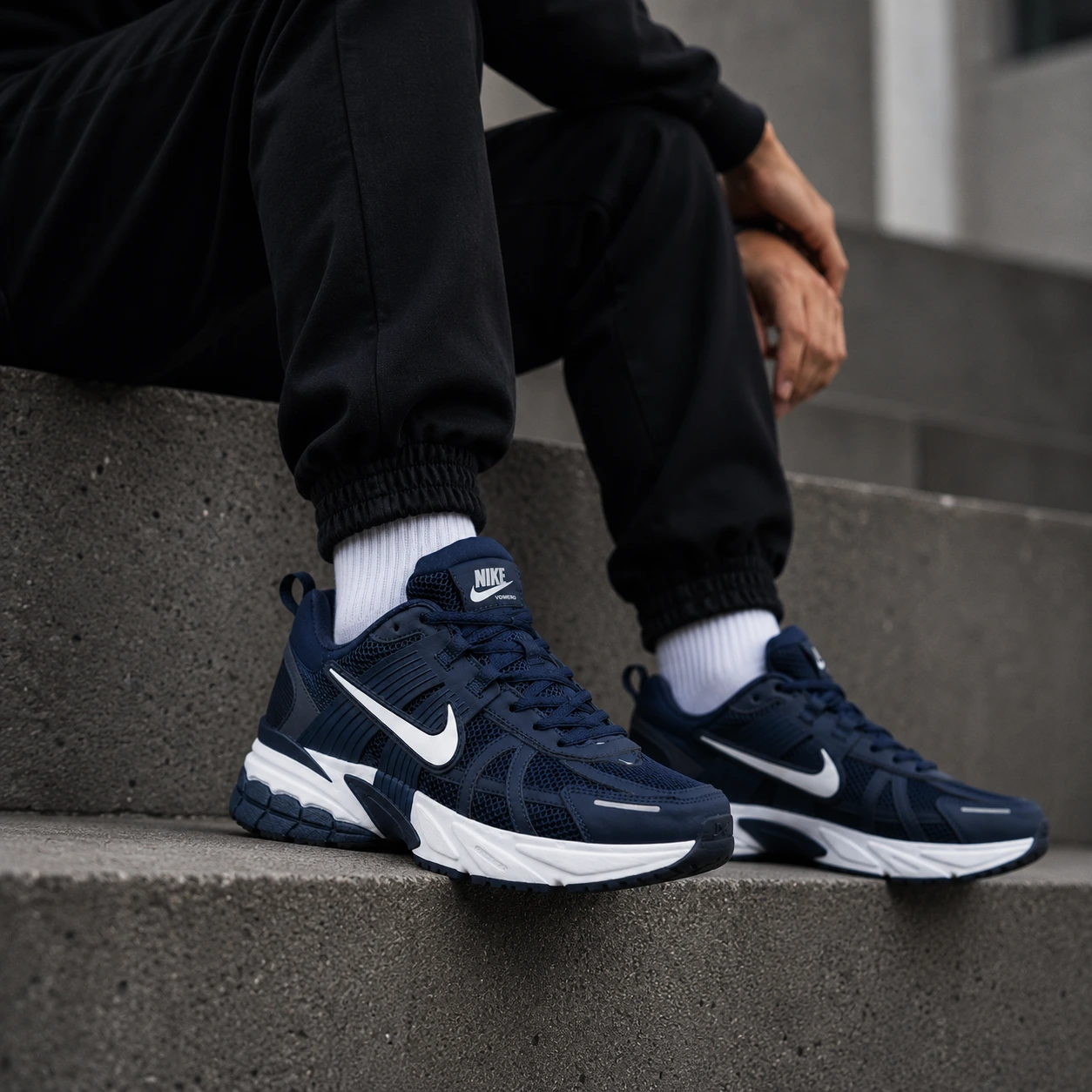 کفش ورزشی نایک وی تو کی ران NIKE V2K RUN-سرمه ای