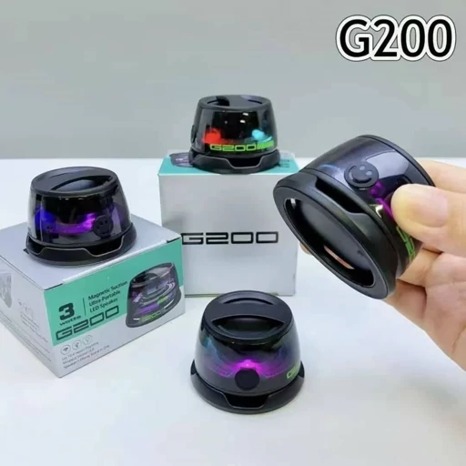 اسپیکر بلوتوثی مگنتی G200 با پایه نگهدارنده گوشی