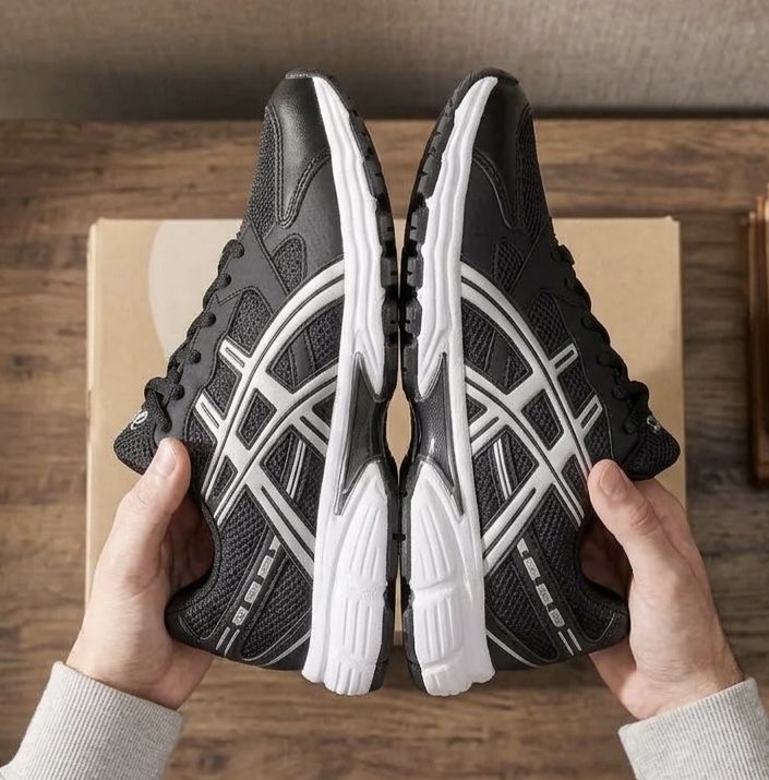 کفش ورزشی Asics مردانه مدل Arian-سفید مشکی